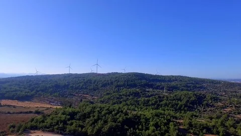 Windmills Stock Footage 79629836