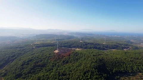 Windmills Stock Footage 79632208