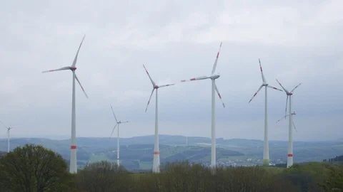 Windmills Stock Footage 108717342