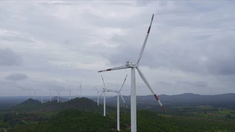 Windmills Vídeo Stock 117403449