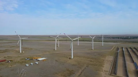 Windmills Stock Footage 138101504