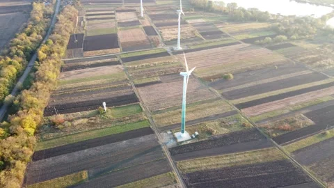 Windmills Stock Footage 163332009