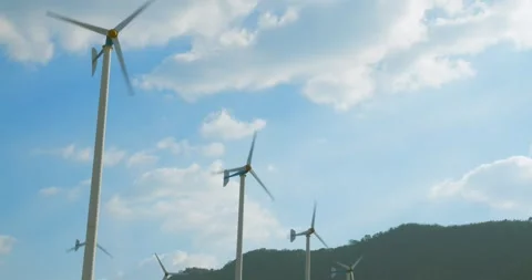 Windmills Stock Footage 296283197