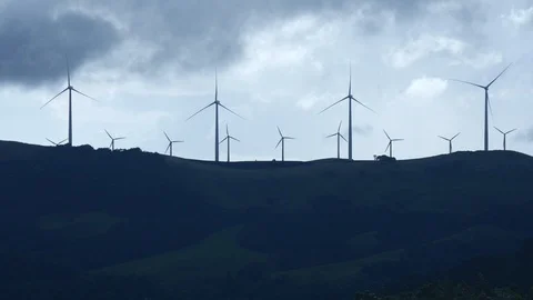 Windmills medium Stock Footage 126551053
