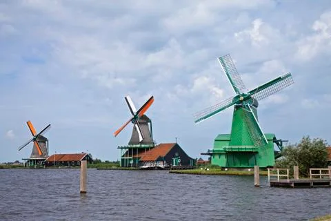 Windmills, Netherlands Stock-Fotos