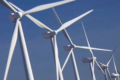 Windmills 库存照片