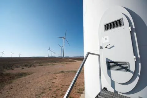 Windmills Foto stock
