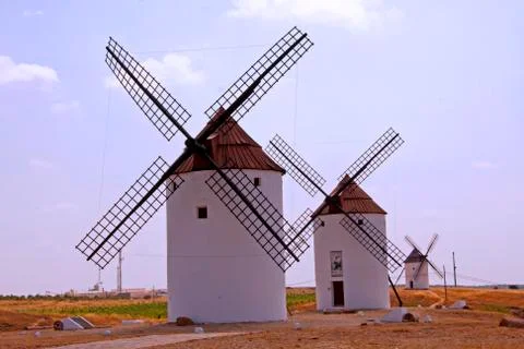 Windmills Stock Photos