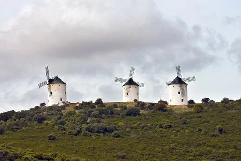 Windmills Foto stock