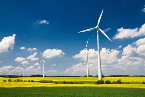 Windmills Stock Photos