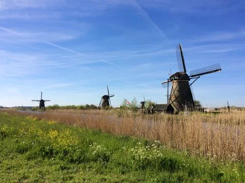 Windmills Stock Photos
