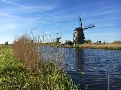 Windmills Stock Photos