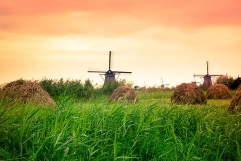 Windmills Stock Photos