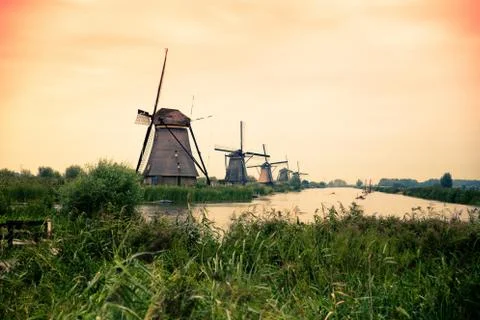 Windmills Stock Photos
