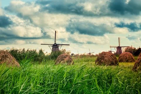 Windmills Stock Photos