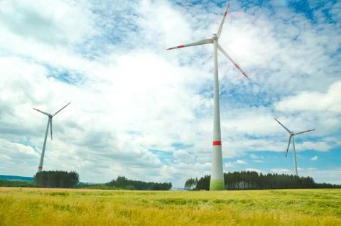 Windmills Stock Photos