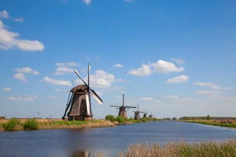Windmills Foto stock