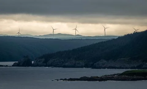 Windmills Foto stock