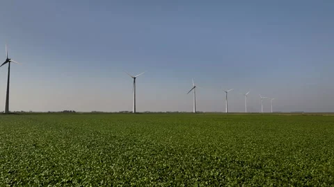 Windmills with potato Video stock 286130204