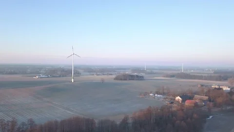 Windmills seen from above. Stock-Footage 86976807