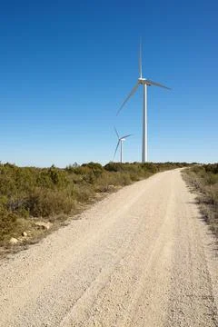 Windmills in Spain Stock Photos