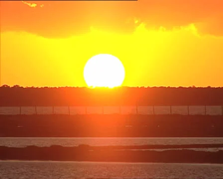 WINDMILLS at sunset zoom out Stock Footage 24718351