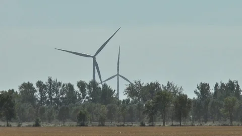 Windmills Syncronized 스톡 동영상 79802747