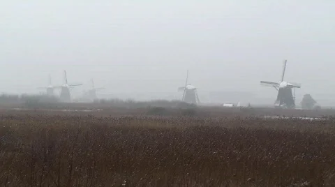 Windmills Zoom Video stock 611367