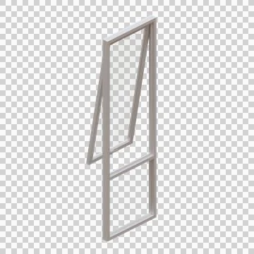 Window 3d Render Design Element Illustrazione stock