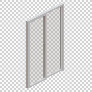 Window 3d Render Design Element Illustrazione stock