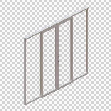 Window 3d Render Design Element Stock Illustration
