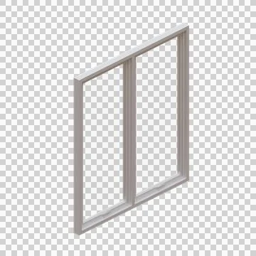 Window 3d Render Design Element Stock Illustration