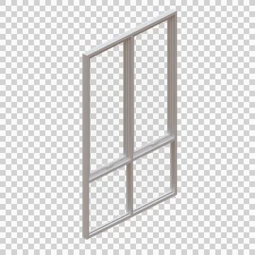 Window 3d Render Design Element Stock Illustration
