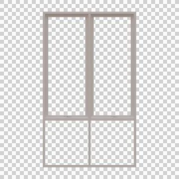 Window 3d Render Design Element Illustrazione stock