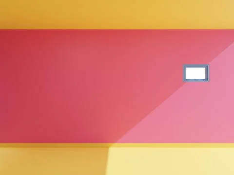 Window 3d render illustration copy space background Stock Illustration