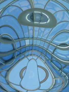 Window Abstract Stock Illustration