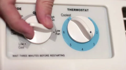 Window air-conditioner. Stock Footage 55727625