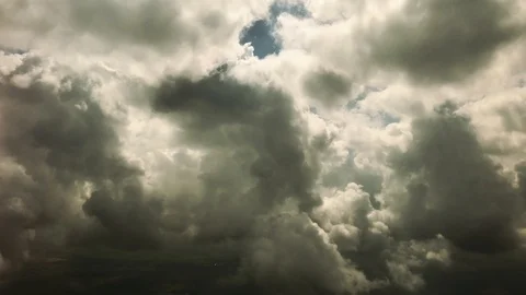 From the window of a airplane traveling Stock-Footage 103524076