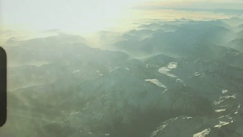 From the window of a airplane traveling Stock-Footage 103848869