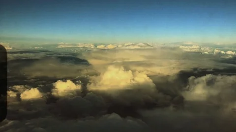 From the window of a airplane traveling Stock-Footage 103848875