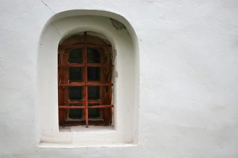 Window in a alcove. Stock Photos