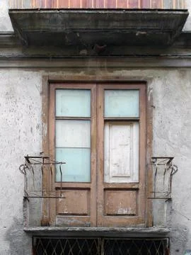 Window and balcony Stock Photos