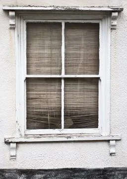 Window and blind Foto stock