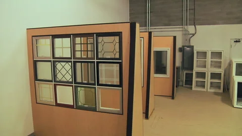 Window and Door Factory Stock Footage 133613765