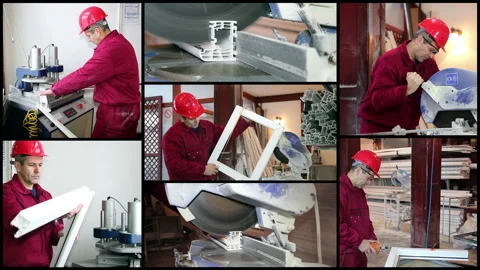 Window and Door Manufacturing Stock Footage 157939272