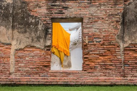 Window and red brick wall background Stock Photos