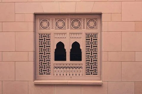 Window in Arabic style Foto stock