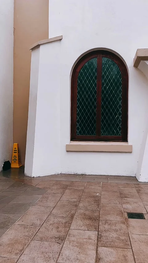 Window, architecture, old, wall, building, church, house, arch, glass, Stock Footage 245862295