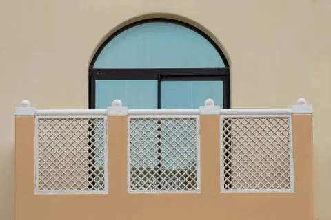 Window with balcony Fotos de archivo