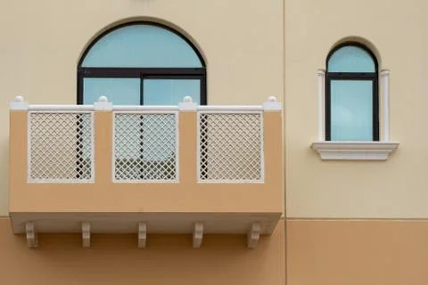 Window with balcony Fotos de archivo